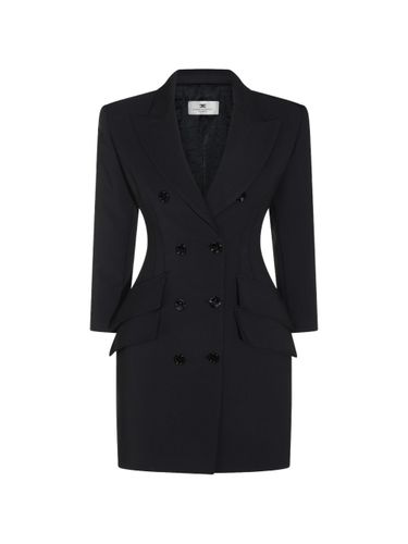 Blazer Shape Short Dress - Elisabetta Franchi - Modalova