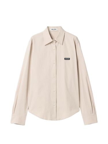 Miu Miu Cotton Shirt - Miu Miu - Modalova