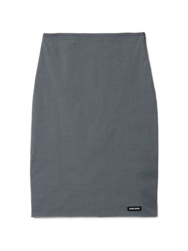 Miu Miu Stretch Cotton Midi Skirt - Miu Miu - Modalova