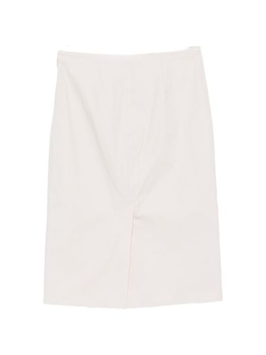 Miu Miu Cotton Midi Skirt - Miu Miu - Modalova