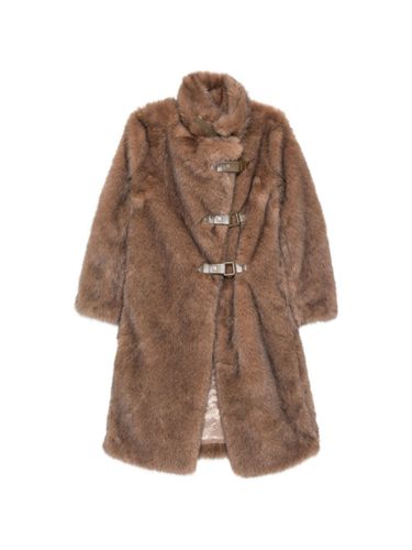 MOLLIOLLI Bee Faux Leather Coat - MOLLIOLLI - Modalova