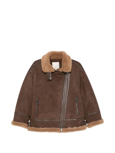 Velin Faux Leather Jacket By - MOLLIOLLI - Modalova