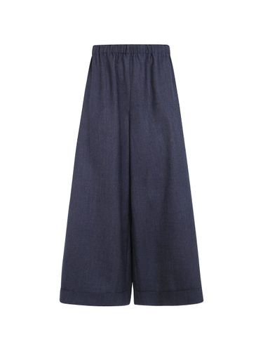 Wool Wide-Leg Trousers - Daniela Gregis - Modalova