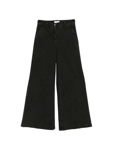 Denim Wide-Leg Trousers - Via Masini 80 - Modalova