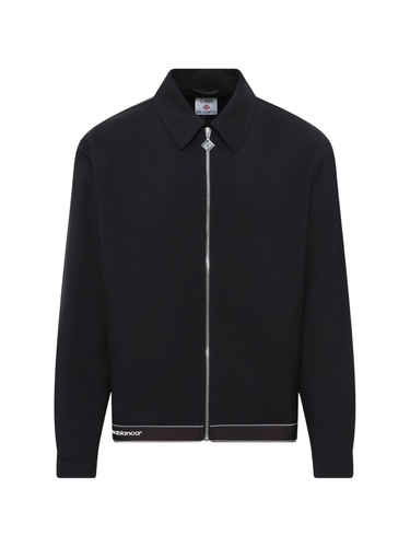 Logo-Embroidered Zip-Up Jacket - Casablanca - Modalova