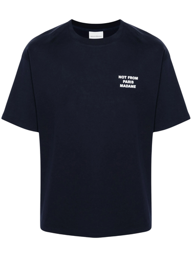 Slogan-Print T-Shirt - DROLE DE MONSIEUR - Modalova