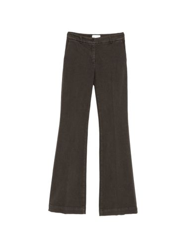 Wool Flared Leg Trousers - Via Masini 80 - Modalova