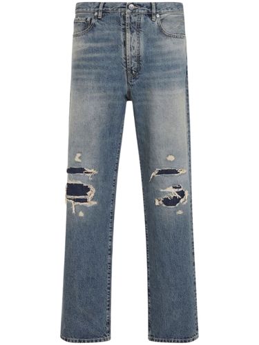 Distressed Straight-Leg Jeans - Maison Margiela - Modalova