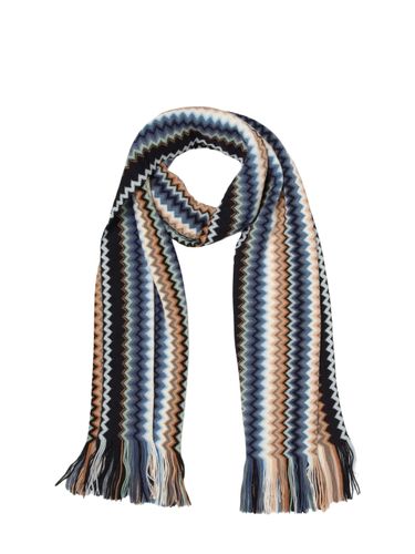 Missoni Zigzag Knit Fringed Scarf - Missoni - Modalova