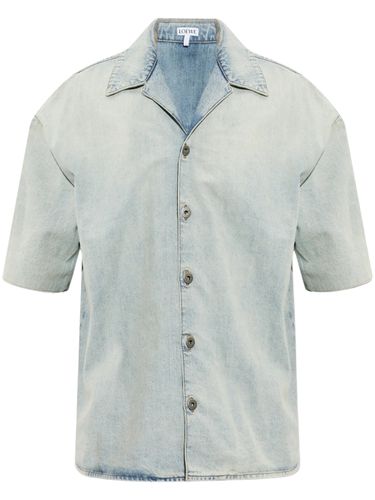 Loewe Short-Sleeve Denim Shirt - Loewe - Modalova