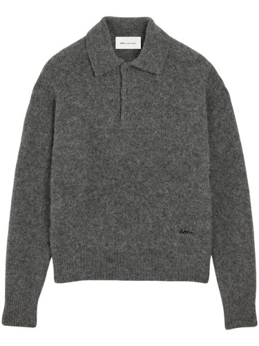 Ami Paris Wool Polo Shirt - Ami Paris - Modalova