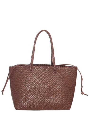 Bazika Woven Leather Tote Bag - IBELIV - Modalova