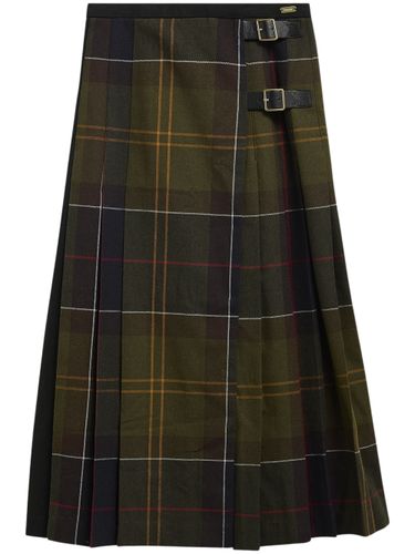 Marena Tartan Midi Skirt - Barbour - Modalova