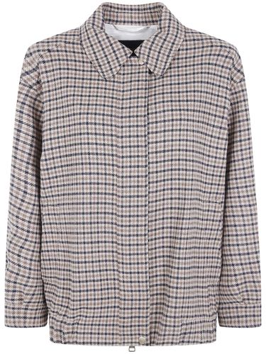 Checked Shirt Jacket By - Seventy - Modalova