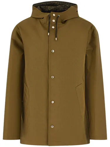Fendi Logo-Print Parka By Fendi - Fendi - Modalova