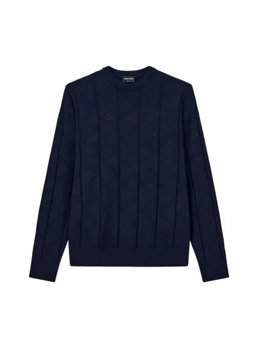 Sweater Chevron Virgin Wool - Giorgio Armani - Modalova