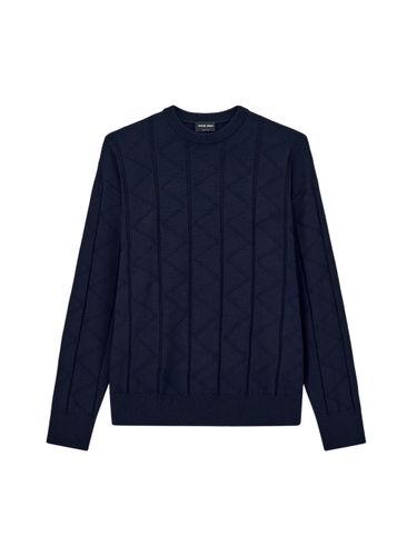 Sweater Chevron Virgin Wool - Giorgio Armani - Modalova