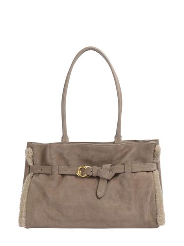 Sabine Soft Suede Tote Bag - Coccinelle - Modalova