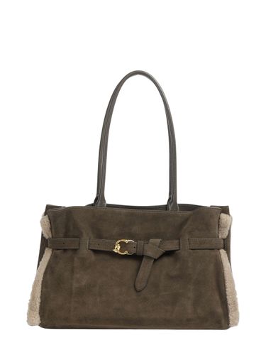 Sabine Soft Suede Tote Bag - Coccinelle - Modalova