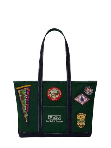Logo-Patch Canvas Tote - POLO RALPH LAUREN - Modalova