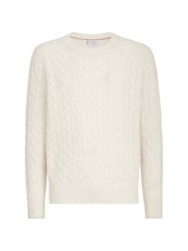 Cashmere Crewneck Sweater - Brunello Cucinelli - Modalova