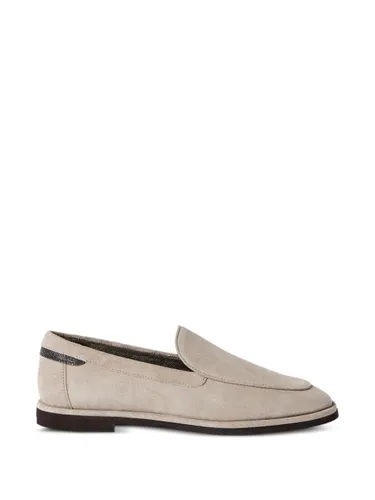Leather Loafers By - Brunello Cucinelli - Modalova