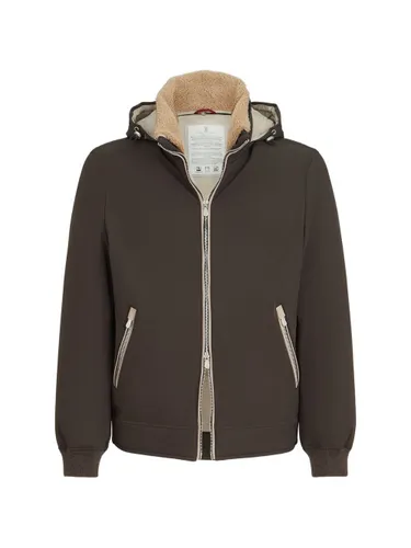 Nylon Short Down Vest - Brunello Cucinelli - Modalova