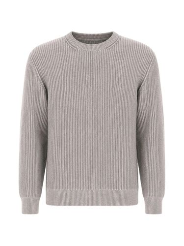 Ribbed-Knit Crew-Neck Sweater By - PAUL & SHARK - Modalova