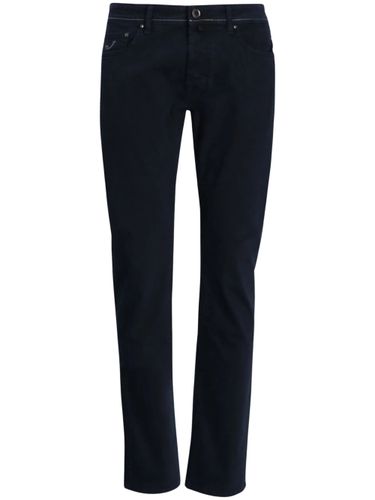 Contrast-Stitching Cotton Trousers - Jacob Cohen - Modalova