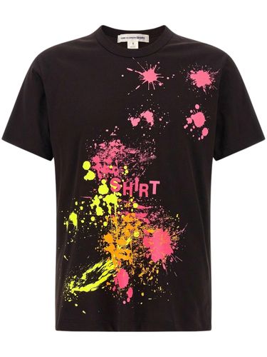 Paint Splash T-Shirt By Comme Des Garçons Shir - COMME DES GARÇONS SHIRT - Modalova