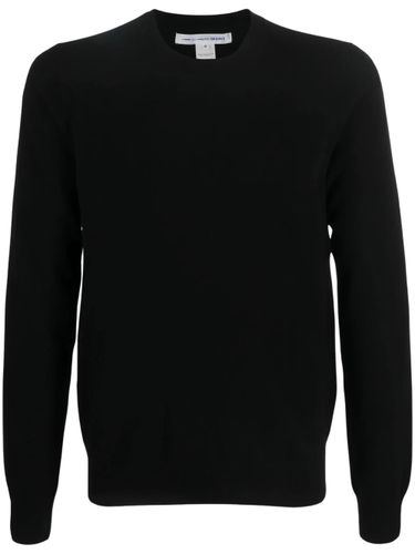 Crew-Neck Long-Sleeve Sweater - COMME DES GARÇONS SHIRT - Modalova