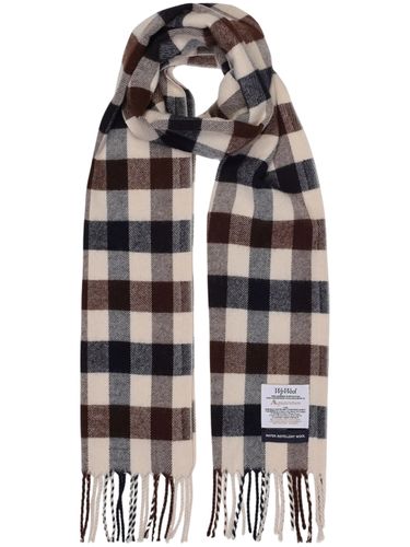 Macro Club Check Tasselled Scarf By - AQUASCUTUM - Modalova