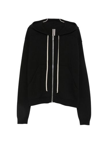 Zip-Up Drawstring Hoodie By - Rick Owens - Modalova