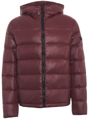 Logo Patch Zip-Up Down Jacket - Peuterey - Modalova