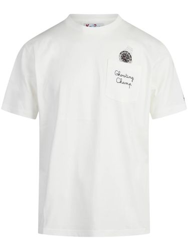Connor T-Shirt With Pocket And Embroidery - MC2 Saint Barth - Modalova