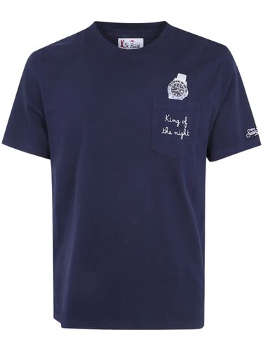 Watch Printed And King Of The Night Embroidered T-Shir - MC2 Saint Barth - Modalova