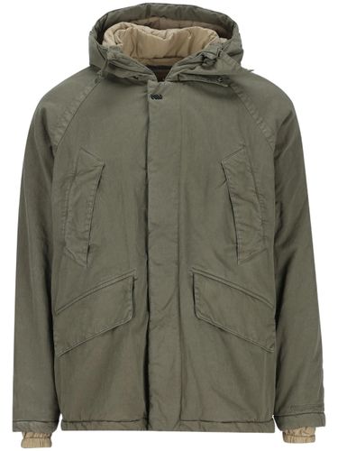 Hooded Raglan-Sleeve Jacket - MASSIMO OSTI STUDIO - Modalova