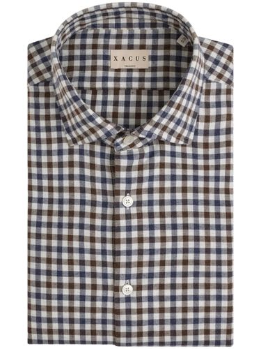 Shirt Collar Small Cutaway Check Twill By - Xacus - Modalova