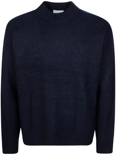 Ribbed-Trim Crew-Neck Sweater By - PAOLO PECORA - Modalova