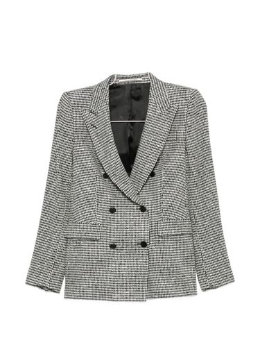 Wool Blend Double-Breasted Jacket - Tagliatore - Modalova