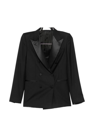 Double-Breasted Wool Suit - Tagliatore - Modalova