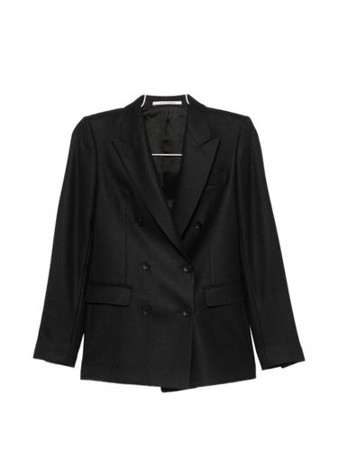 Wool Double-Breasted Jacket - Tagliatore - Modalova