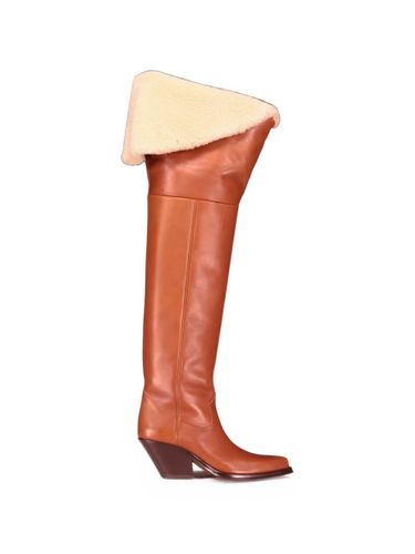 Chloé Azelan Leather Boots - Chloé - Modalova