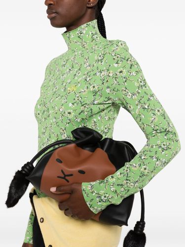 Flamenco Medium Leather Clutch - Loewe - Modalova