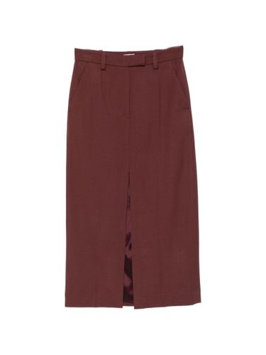 Wool Midi Skirt - Brunello Cucinelli - Modalova
