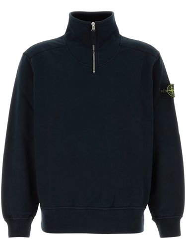 Quarter-Zip Funnel Neck Sweatshirt By - Stone Island - Modalova