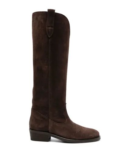 Via Roma 15 Leather Boots - Via Roma 15 - Modalova