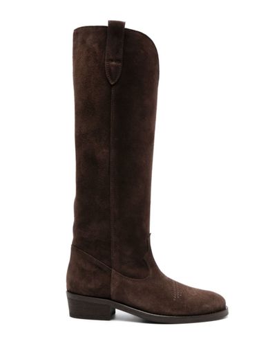 Via Roma 15 Leather Boots - Via Roma 15 - Modalova