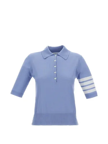 Thom Browne Wool Polo Shirt - Thom Browne - Modalova