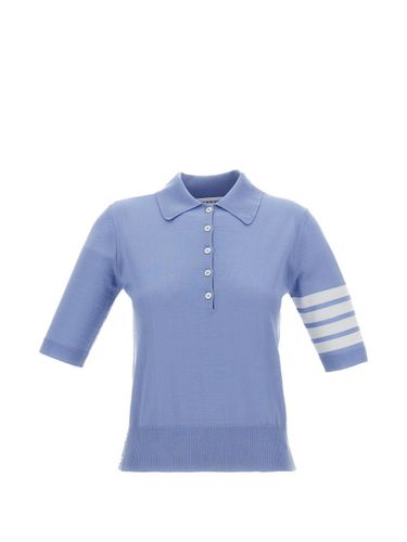 Thom Browne Wool Polo Shirt - Thom Browne - Modalova
